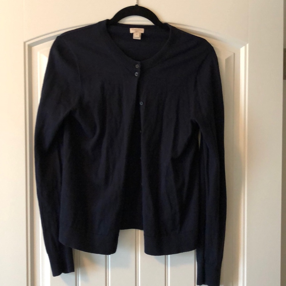 J. Crew Factory Navy Caryn Cardigan Size M